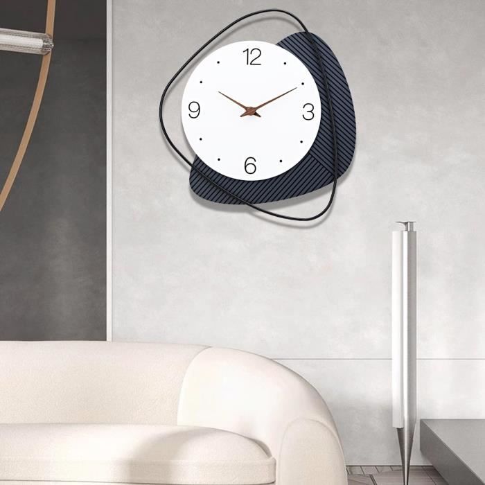 Horloge Murale Ronde En Bois Style Roue De Vélo – Silencieuse Sans Tic-Tac, Diamètre 38 Cm, Déco Vintage Pour Salon, Chambre & Bureau