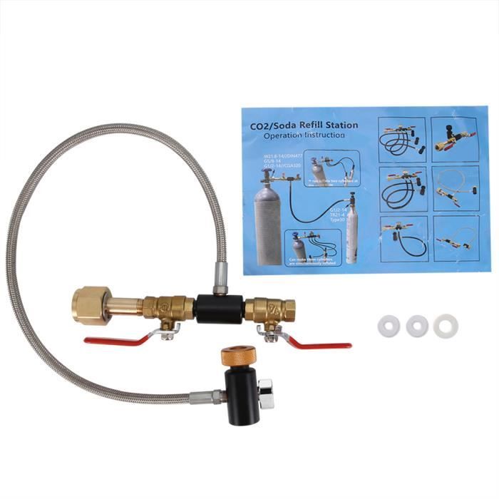 Station De Remplissage CO2 Ninja Paintball - Double Valve Avec Diffuseur - Occasion Fonctionnelle