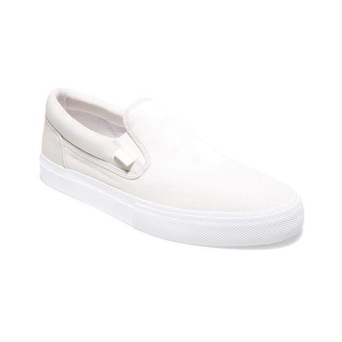 DC Women's Manual Slip-on Skate Shoes | Low Profile, Grey & Pink, Comfort & Grip - View #3
