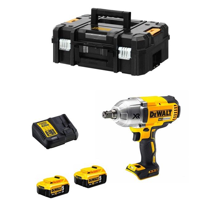 Clé à Chocs DEWALT DCF899 2 x 5 0 Ah 18 V Sans fil