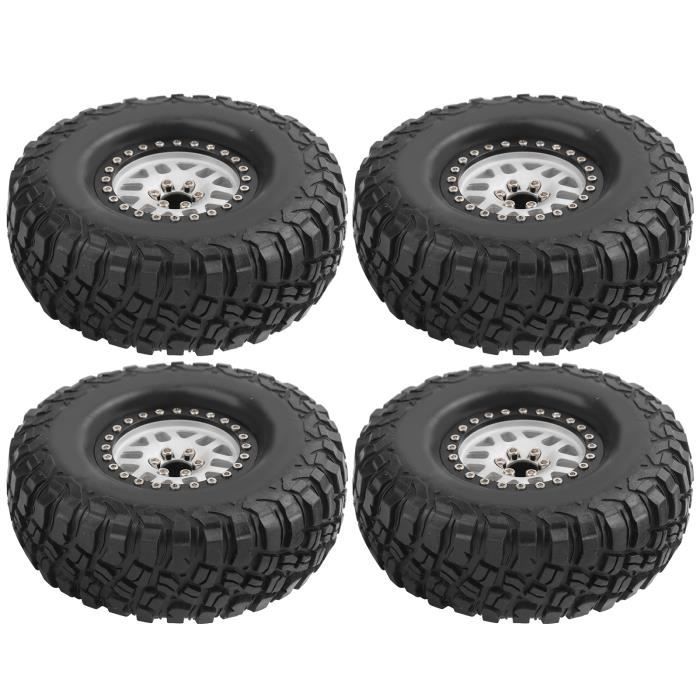 Pneus RC 1/8 Haute Adhérence - Lot De 4, Caoutchouc, 115x43mm - Pour Serpent SRX8, Kyosho MP9 - Off-road