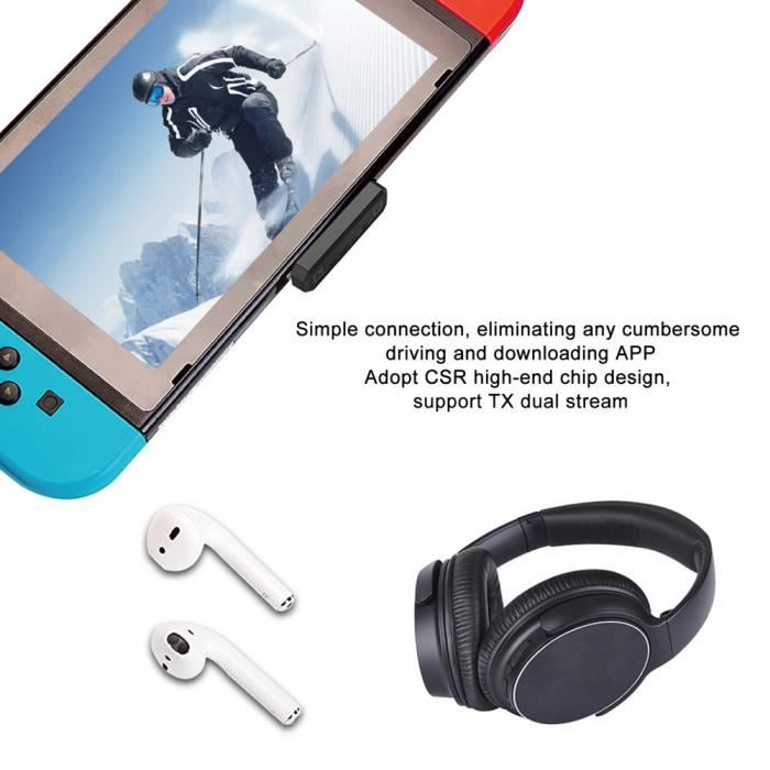 ZEXMTE Adaptateur Bluetooth USB 5.4 Pour PC, émetteur Et Récepteur Bluetooth Plug & Play, EDR Et BLE, Antenne à Gain élevé, 180 M De Long Portée Pour