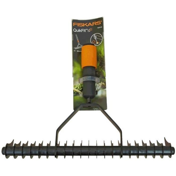 Scarificateur Quikfit™ FISKARS - Tête en acier carbone trempé -