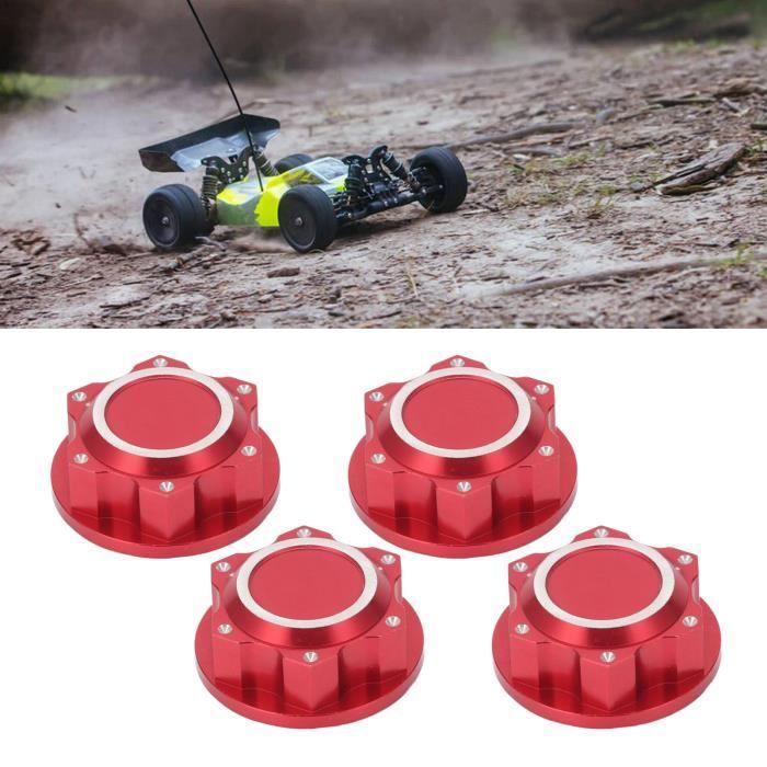 Alomejor Écrous de Roue Hexagonaux, 40 écrous de Roue en Fer RC en
