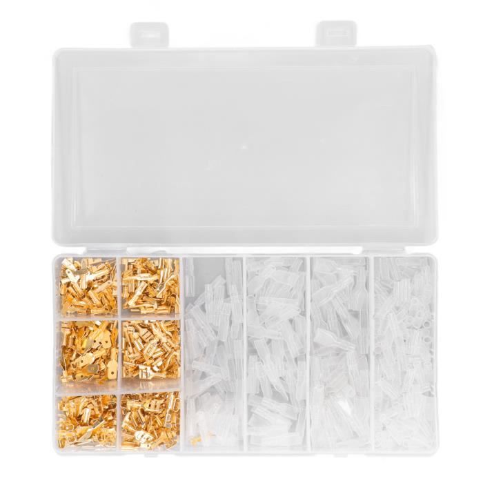 Connecteurs Anneau Vinyle Calibre 18-22 - Lot De 75 Pièces, Pour Sertissage 1/4 5/16 3/8", Marque INSTALL BAY, Neuf