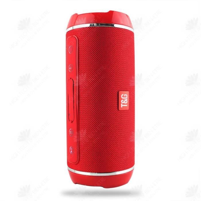 HTBE® Haut-parleur bluetooth double haut-parleur caisson de basses étanche extérieur mini haut-parleur bluetooth carte portable