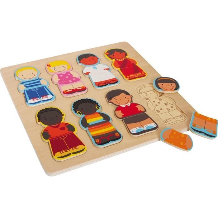Puzzle en Bois Les enfants du Monde - Cdiscount Jeux - Jouets