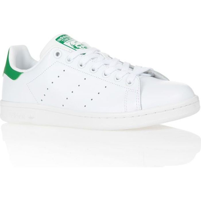 basket adidas homme blanche et verte