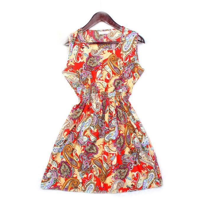 Robe Longue Style Champêtre Bohémien | Vêtement Champêtre