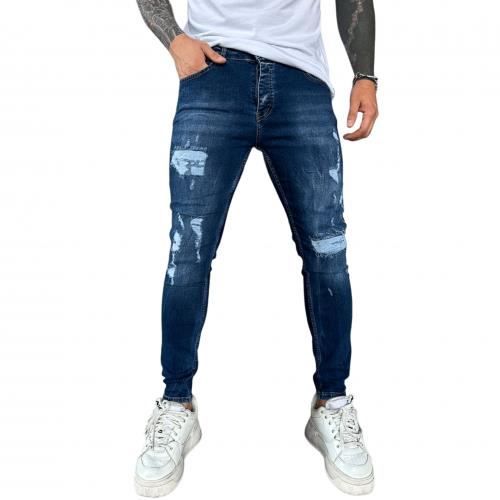 Jean homme Destroy Denim House DHZ 4379 31 Bleu brut Cdiscount Pret a Porter