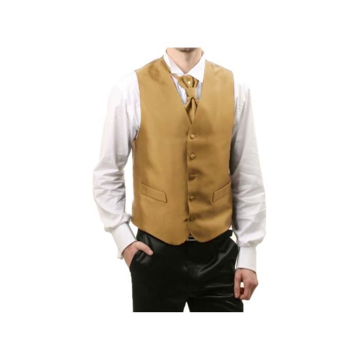 gilet homme or