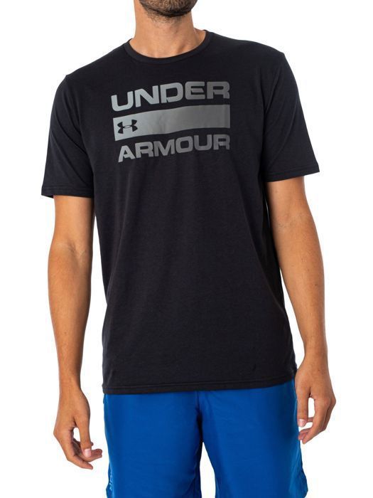 Tee-shirt homme - Under Armour - Team Issue Wordmark - Noir - Manches courtes - Respirant