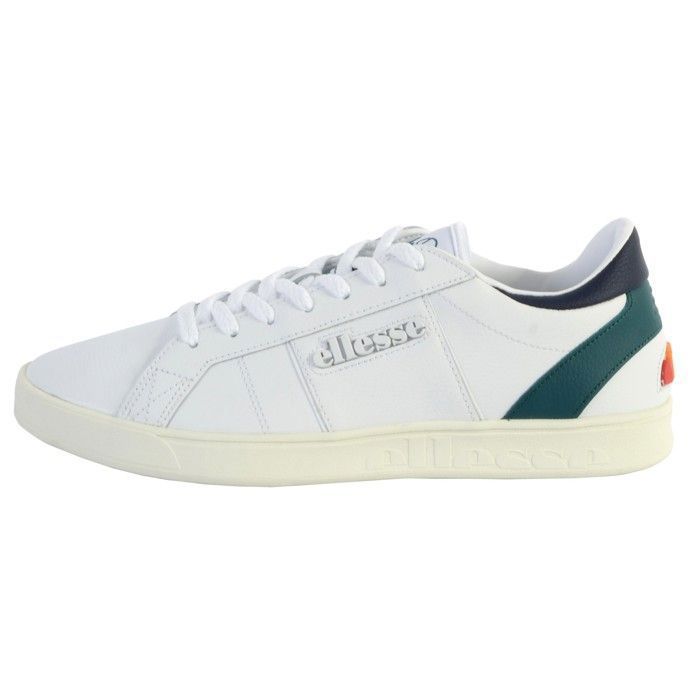 Ellesse Basket Ellesse LS-80 LTHR AM - Blanc Vert Sombre Bleu Sombre