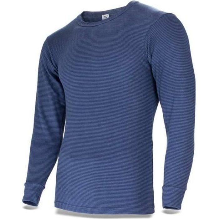 Sous-Vêtement Thermique Homme Léger Chaud Manche Longue Hiver Sport Ski Running 