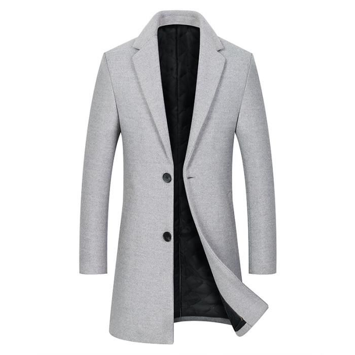 Long manteau laine homme 2025