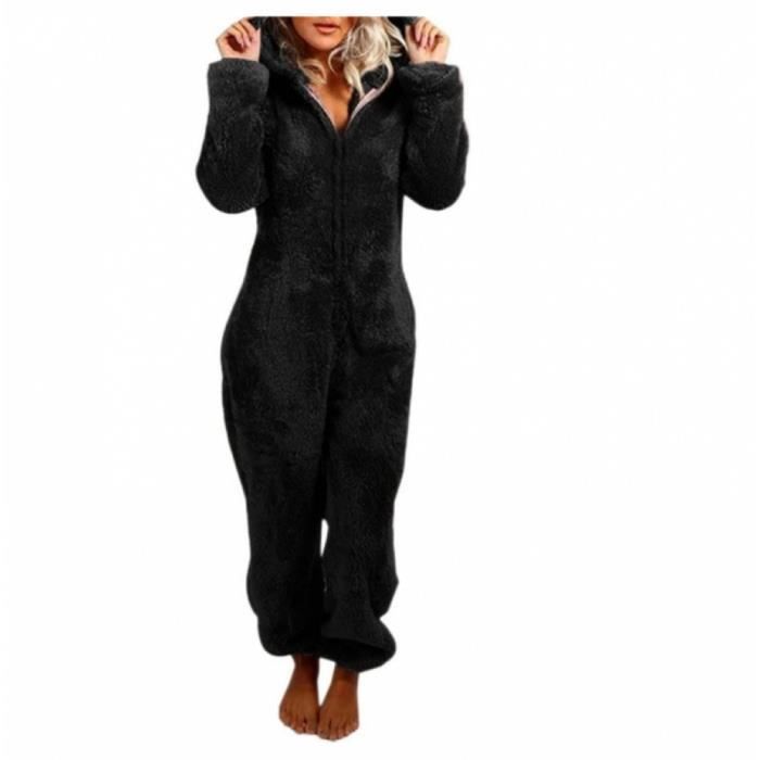 Pyjama Grenouillère Adulte Unisexe Motif Lapin – Pour Noël, Halloween, Cosplay – Avec Capuche Et Queue