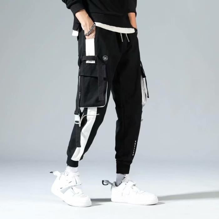 Pantalon Jogging Cargo Homme Décontracté – Tissu Léger Séchage Rapide, Poches Multiples, Coupe Baggy Confortable Fitness & Quotidien
