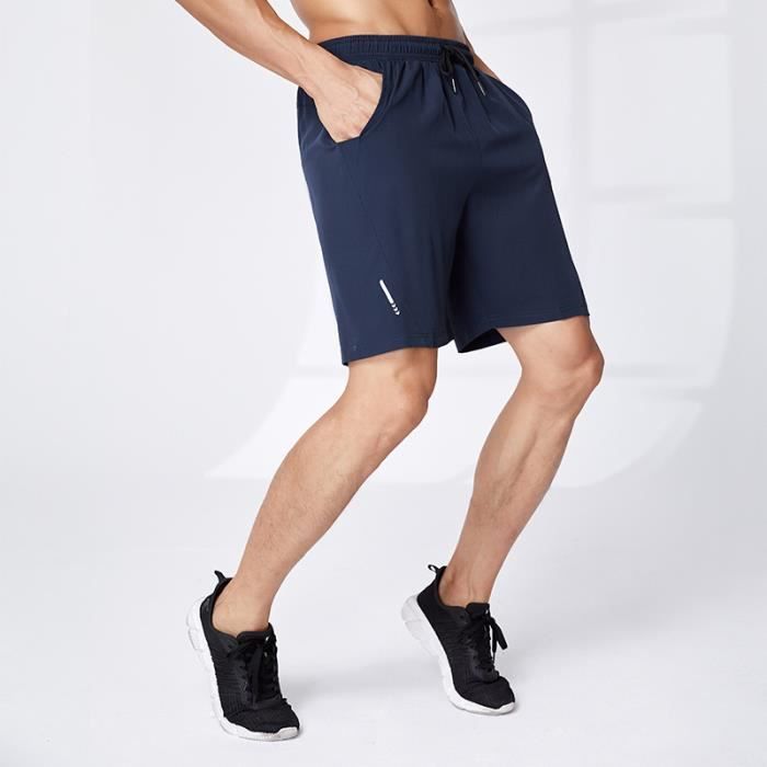 Short de Running Homme - Stretch, Léger et Respirant - Bleu Marine Bleu  marine - Cdiscount Sport