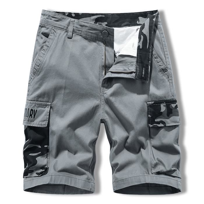 ZOXOZ Short Cargo Homme Bermudas Avec 6 Poches - Casual Et Pratique