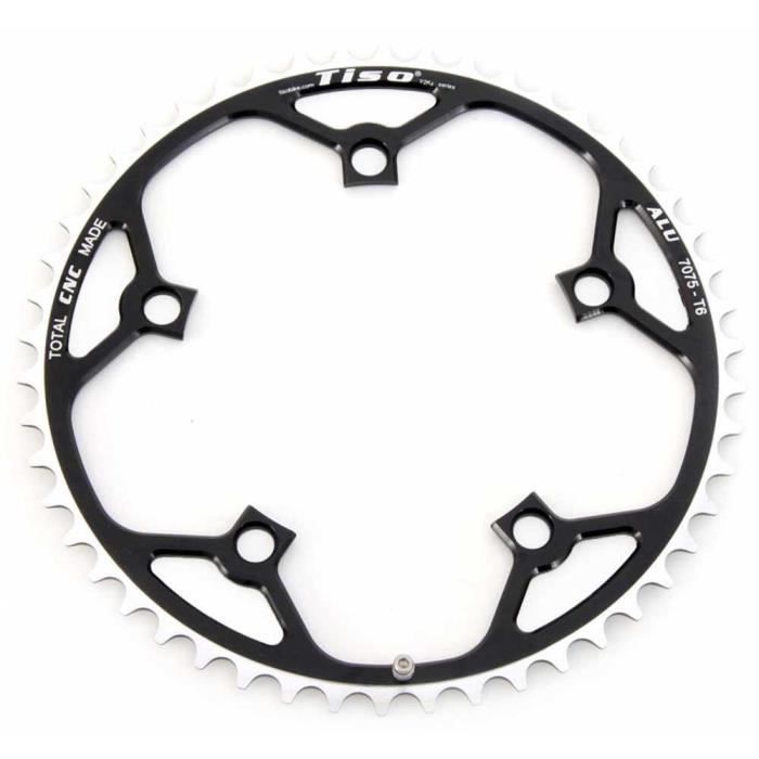 Plateau Campagnolo C9 – 53 Dents, 135mm, 9 Vitesses, Couleur Noire, Neuf