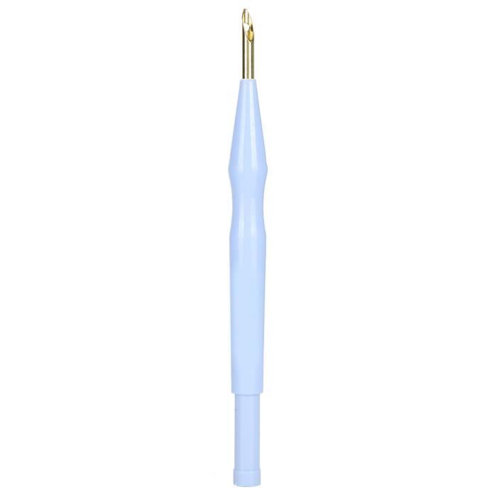 Kit Broderie Punch Needle Pour Débutants - Motif Vache Et Fleurs, Tambour 20x20 Cm, Activité DIY