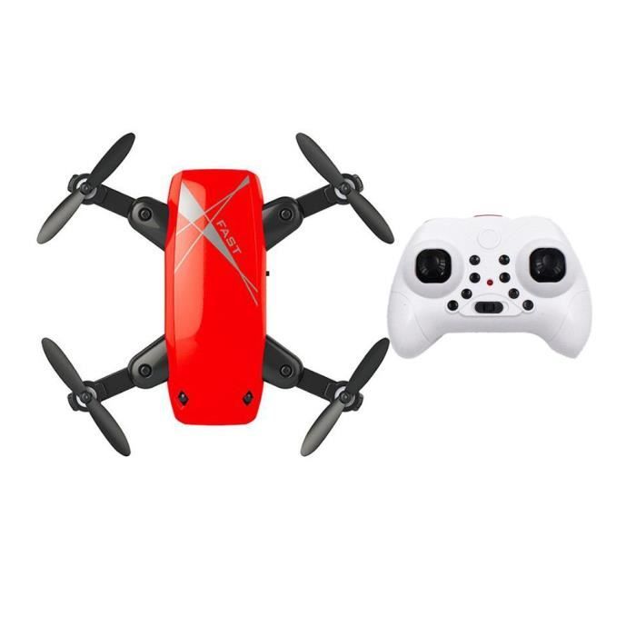 S9 Mini RC Drone 2.4G 4CH 6 Axis One Key Return Helicopter Pliable sans tete rouge Cdiscount Jeux Jouets