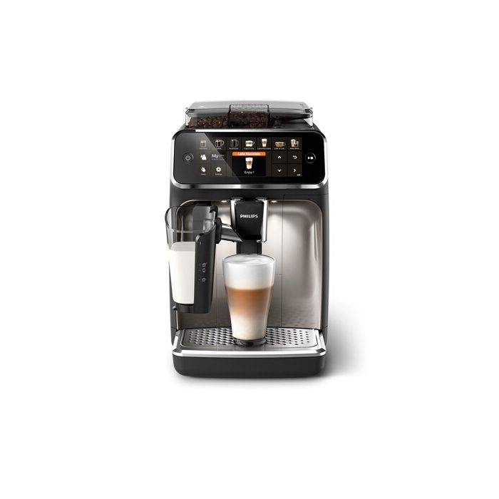 PHILIPS Machine Espresso entièrement automatique - 12 délicieux types de café préparés avec des grains frais - Ecran TFT