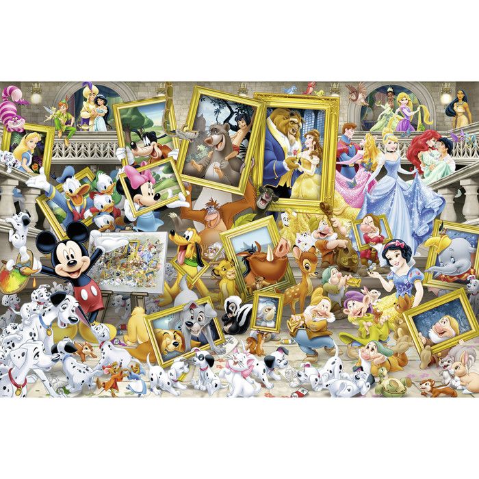 Puzzle 5000 pièces : Mickey lartiste