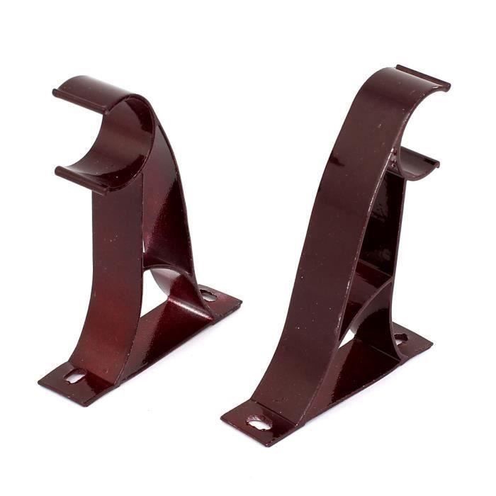 Tringle à Rideaux Métal Gcurtain – Diamètre 16-19 Mm, Réglable 110-210 Cm, Embouts Pyramidaux, Charge Max 25 Kg