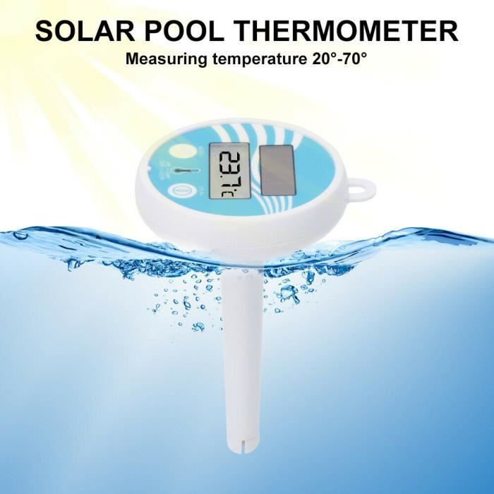 Thermomètre de piscine 1PC Thermomètre Testeur Testeur Thermomètre flotteur 