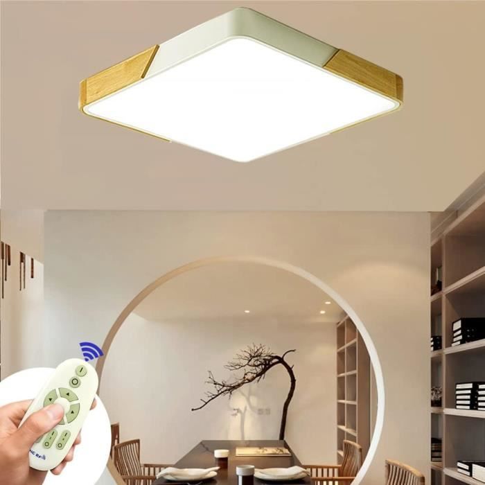 Plafonnier LED Dimmable Cupgow Ø27cm – Télécommande, Réglage Luminosité 10-100% Et Température Couleur 3000K-6500K, 30W, Pour Cuisine/salon/chambre