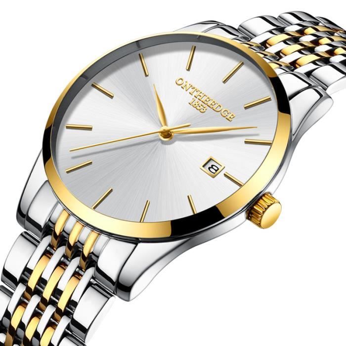 SHARPHY Montre homme marque de luxe Ultra-mince et Simple étanche Dateur Bracelet en Acier Classique Men Watch SHARPHY Montre homme marque de luxe Ultra-mince et Simple étanche Dateur Bracelet en Acier Classique Men Watch