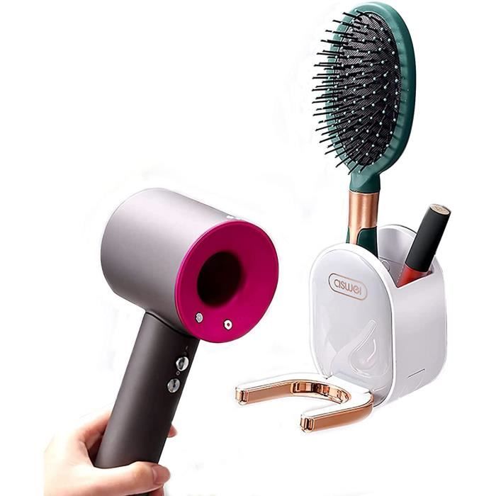Support pour sèche-cheveux Support de sèche-cheveux pour salle de bain
