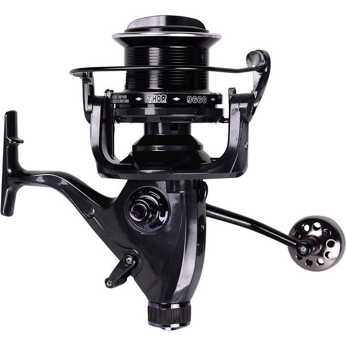 Moulinet De Pêche Puissant 8000-14000 - 17+1 Roulements, Débrayage 25kg, Pour Eau Douce Et Salée