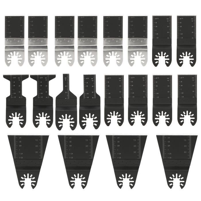 Set 20 Lame Per Multitool Oscillante - 34mm, Per Legno, Metallo, Plastica - Foto 9