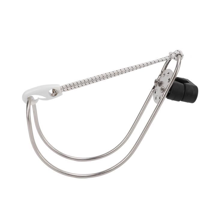 Support De Bouée De Sauvetage Marine – Fer à Cheval, Angle Réglable, Métal Résistant