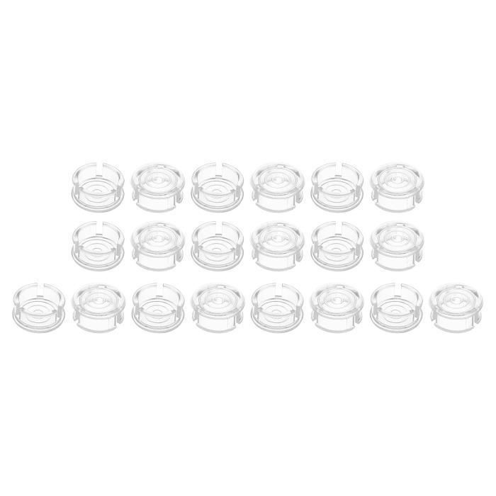 Douilles Pour LED 5mm - 30 Pièces Transparentes - Porte-LED Pour Montage Sur Panneau - Compatible Affichage, Projets DIY