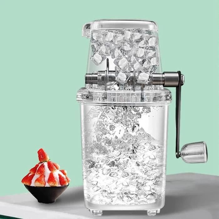 Broyeur à Glace Manuel Neuf - Marque Suuex - Acier Inox - Blanc - Dans Sa Boîte