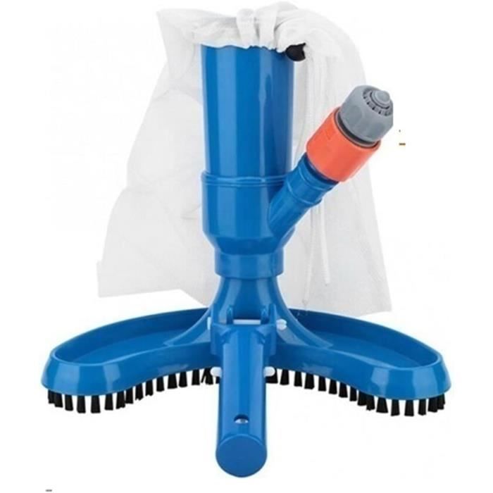 Aspirateur De Piscine Manuel VidaXL - Nettoyeur De Fond Avec Sac Filtrant Et Tige Télescopique 1,2m - Pour Bassin, Fontaine, étang - 3