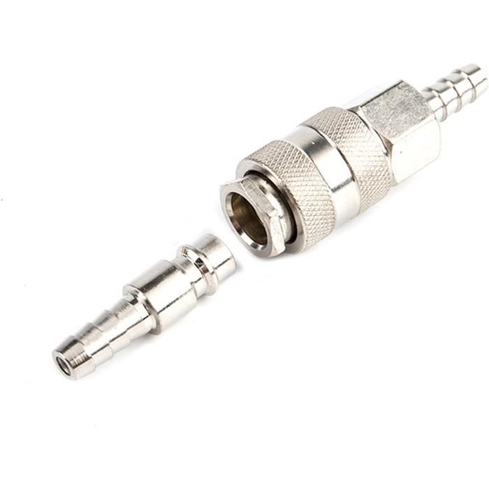 Ue Type Socket + Plug Pneumatique Connecteur Pneumatique Barb Coupleur ...