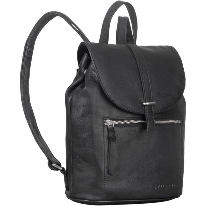 Zwei Sac à dos bleu foncé noir pour femme et homme - Toni TOR 250 Denim