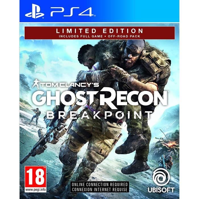 Jeu Vidéo - Ubisoft - Tom Clancys Ghost Recon Breakpoint - Tir Militaire - Multijoueur - Mode Ouvert