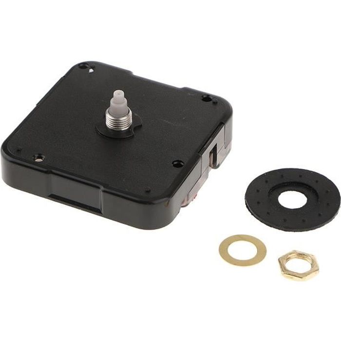 Mouvement à Quartz Pour Horloge Ou Pendule + Jeu D'Aiguilles - Longueur Tige 13.1 à 18cm | Réparation Ou Création DIY