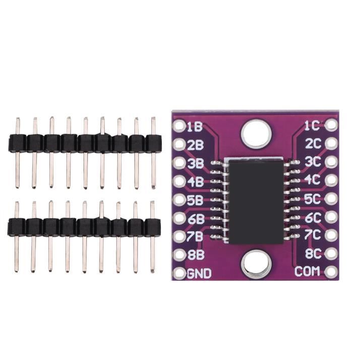 Module ULN2803A - Lot De 2 Cartes Transistor Darlington - Pilote Haute Tension 50V 500mA - Pour Relais, LEDs, Affichages - 2