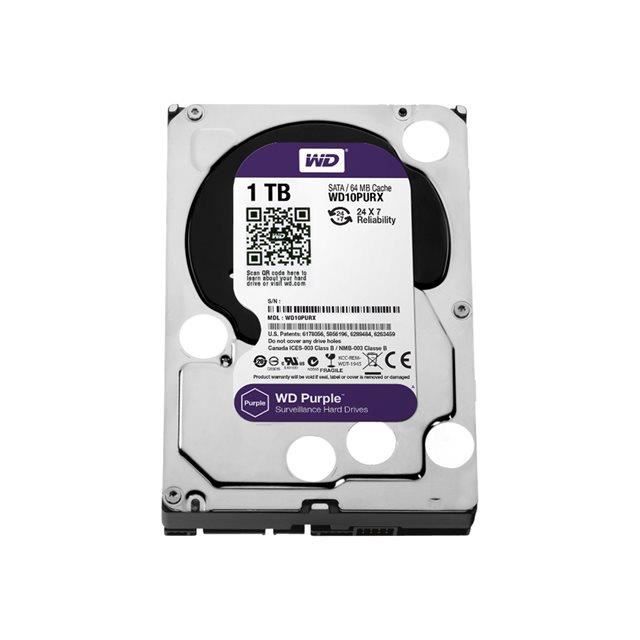 WD WD10PURX Disque dur interne 3.5 SATA 6Gb/ mémoire tampon : 64 Mo pour My Cloud EX2 EX4 - vue 2