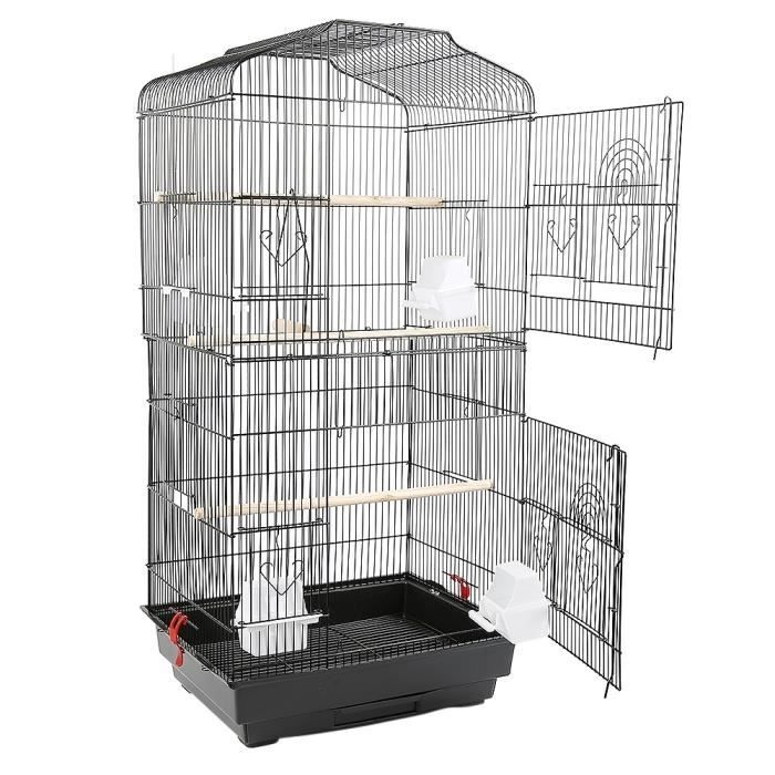 Comparer les prix de XUANYU Durable Cage de jeu pour Oiseau ,XL ,Noir, 47*36*99cm,Lapin,Pigeon
