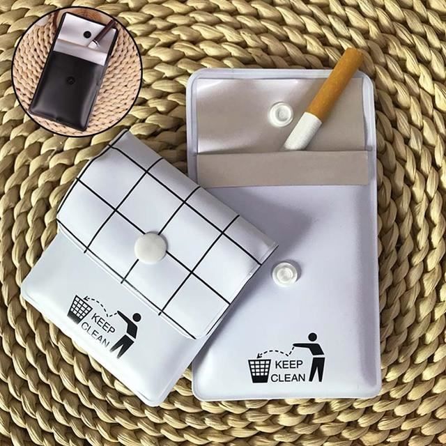 Cendrier Portable Compact CABICHEIRA – Écologique, 20 Mégots, Presse-Mégots Intégré – Idéal Poche Ou Porte-Clés