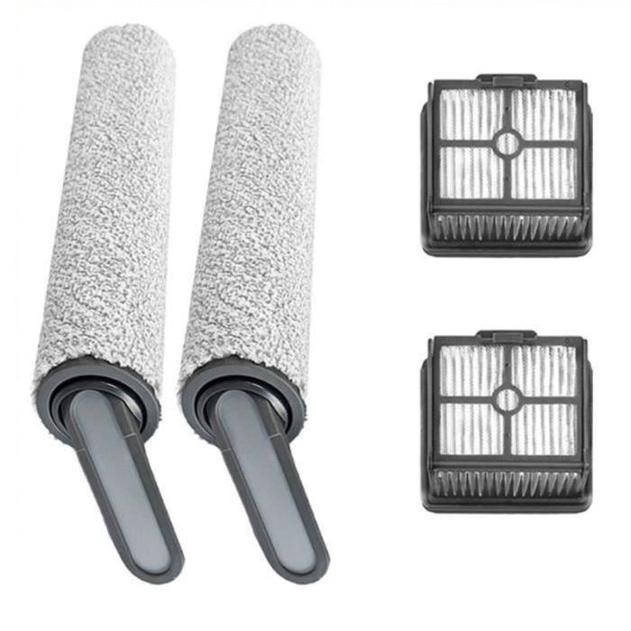 Fixbetter Lot De 5 Accessoires Pour Dreame H11, H11 Max, H12 Core Aspirateur - 2 Rouleaux De Brosse, 2 Filtres HEPA, 1 Brosse De Nettoyage
