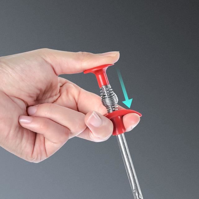 Outil De Déblocage De Tuyau à Ressort De 1.6m, Tige De Nettoyage De Vidange, Dissolvant De Bouchons, Outil De Nettoyage D'évier Incurvé De Cuisine | Leroy Merlin