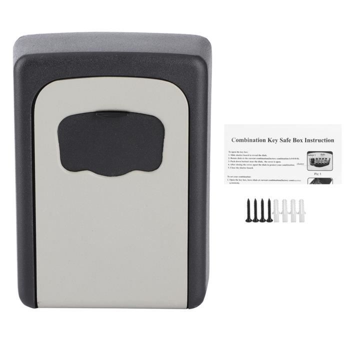 Boîte De Verrouillage De Stockage Sécurisée Pour Coffre De Voiture - Coffre-Fort Pour Argent Et Objets De Valeur